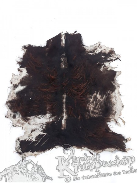 Ziegenfell ausrasiert Braun