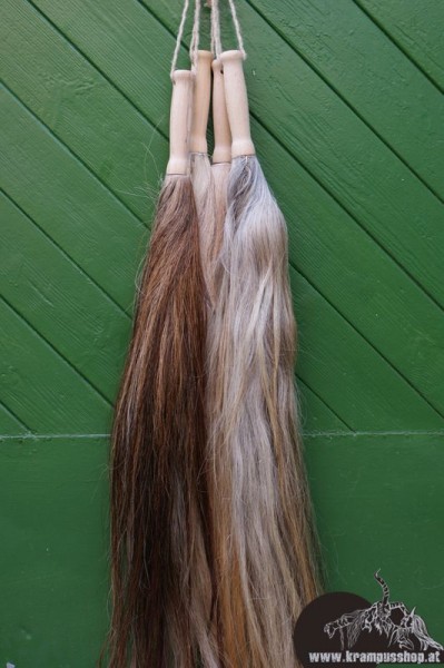 Pferdeschweif mit Griff Braun
