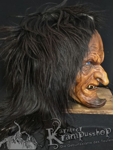 Langhaar Kopffell Naturbraun