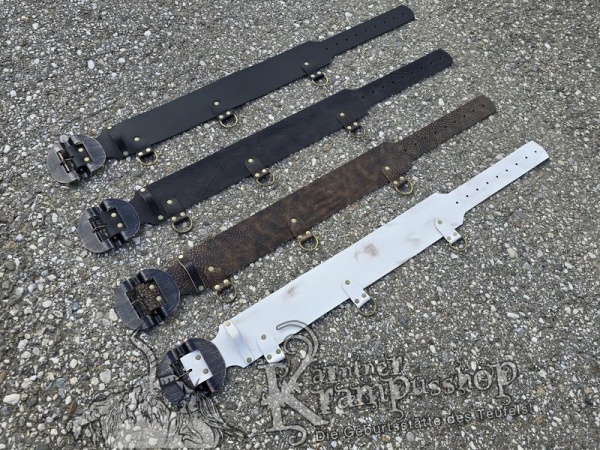 Krampusgürtel mit *LASCHEN* 11cm BREIT