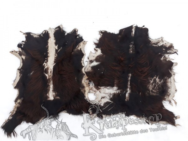 Ziegenfell ausrasiert Braun