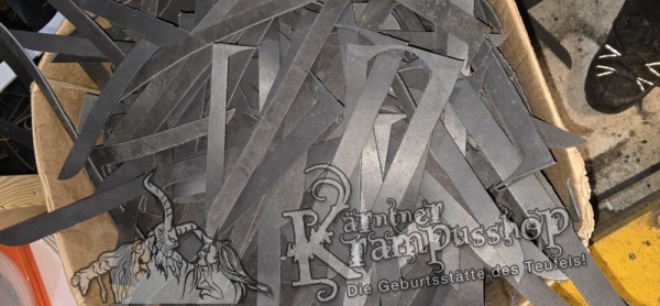 Lederreste Gürtelleder Farbe ANTRAZIT