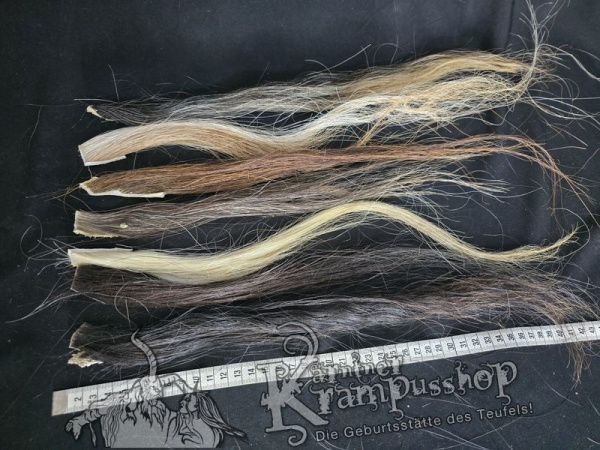 Zugeschnittene Pferdeschweif Strähnen Gemischt