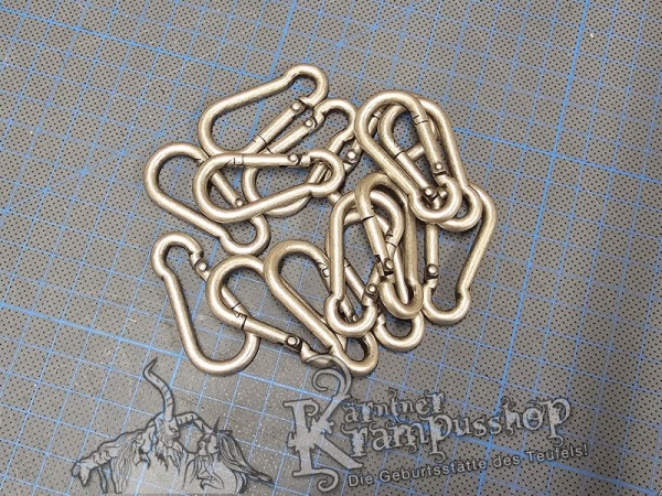 5mm Karabiner Altsilber