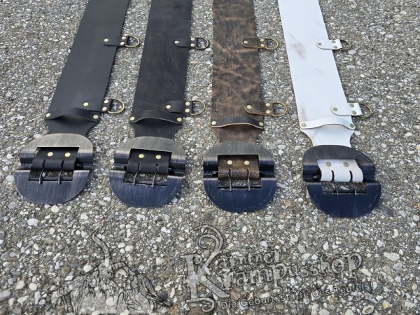 Krampusgürtel mit *LASSCHEN* 13cm BREIT