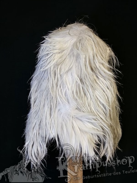 Langhaar Kopffell WEISS