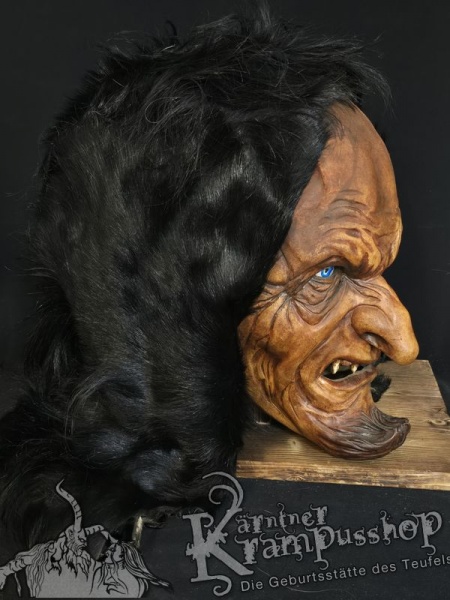 Kurzhaar Kopffell Schwarz Gefärbt B-Ware