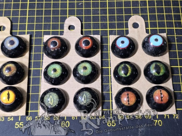 3 x Maskenaugen B Ware SCHWARZ ABVERRKAUF Sonderpreis