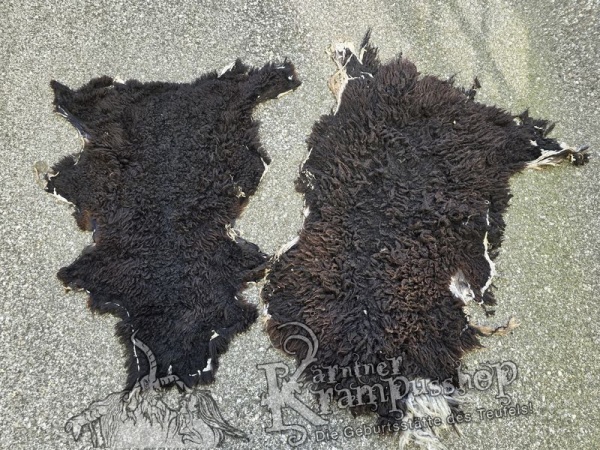 Schaffelle Kurzhaar Dunkelbraun