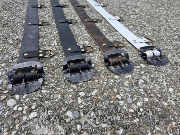 Krampusgürtel 6cm BREIT mit Lasche