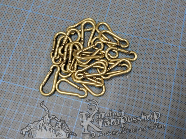 4mm Karabiner Messing