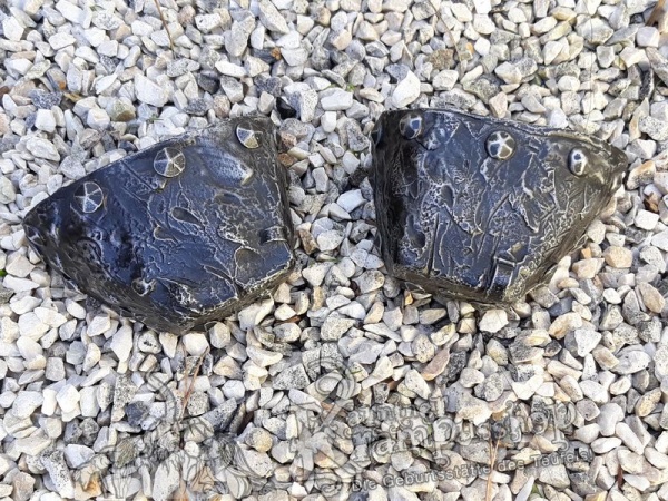 Stiefelkappen Aluguss Silber