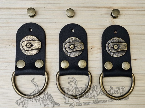 Gürtelschlaufen Set mit Zierniete