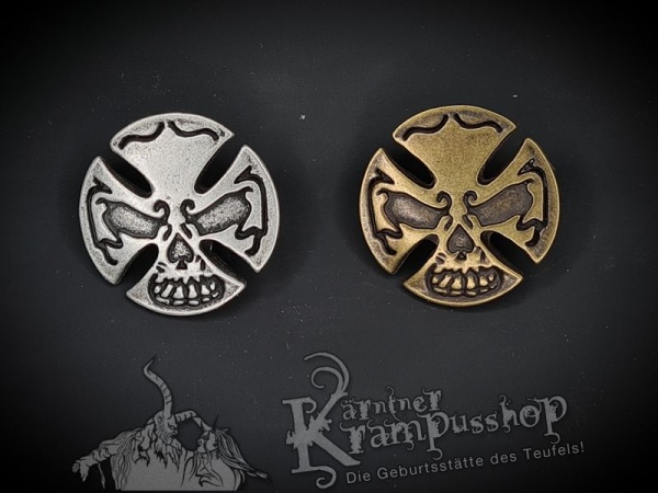 Zierniete Skull Kreuz 30x30