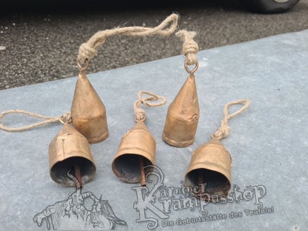 Urige Turmglocke Antik am Strick Abverkauf