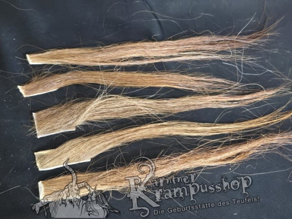 Zugeschnittene Pferdeschweif Strähnen Braun