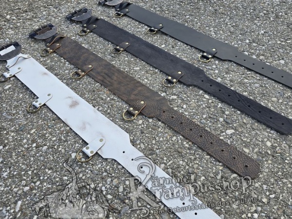 Krampusgürtel mit *LASCHEN* 11cm BREIT