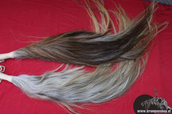 Pferdeschweif mit Griff Braun