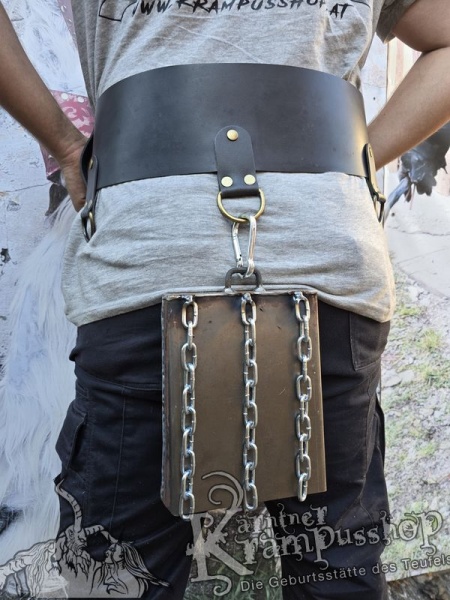 Kinderbalken mit Karabiner Blank mit Ketten