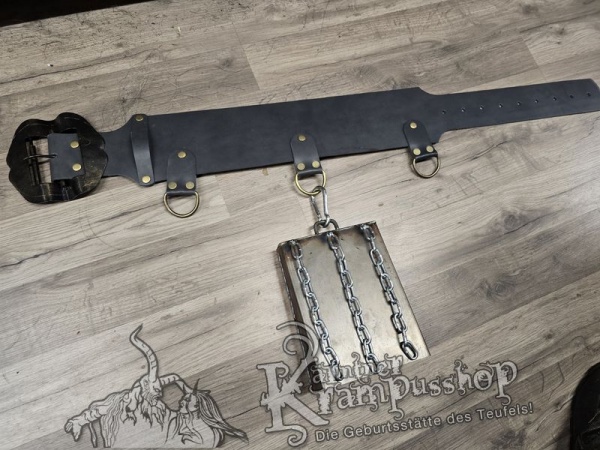 Kinderbalken mit Karabiner Blank mit Ketten