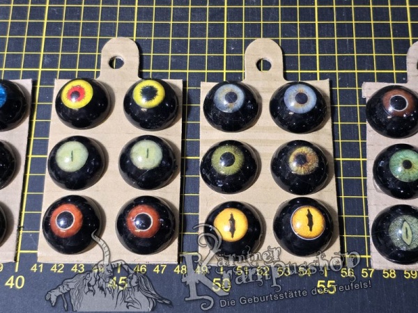 3 x Maskenaugen B Ware SCHWARZ ABVERRKAUF Sonderpreis