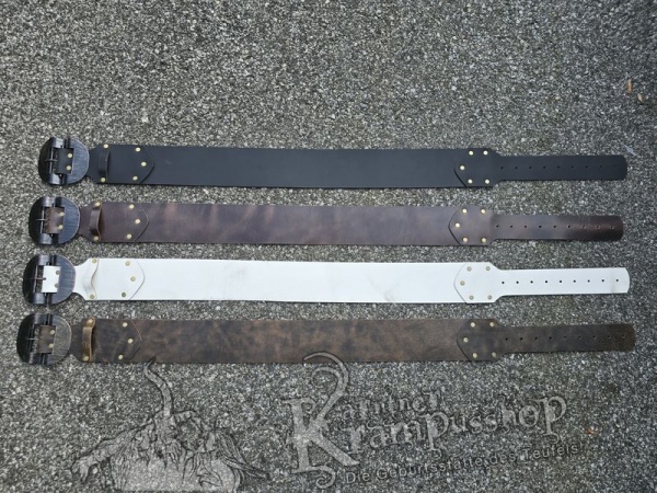 ÜBERLÄNGEN Krampusgürtel 11cm BREIT