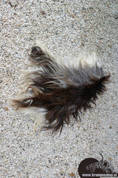 Kopffelle genäht Gross Grau Scheckig Naturgewachsen