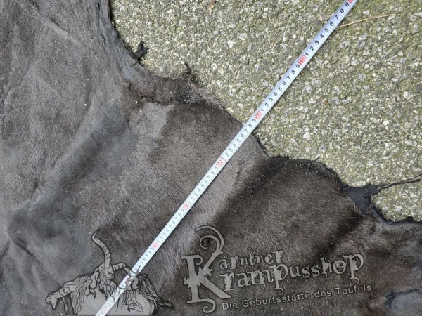 Hirschleder Grau Schwarz und Braun