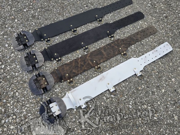 Krampusgürtel mit *LASSCHEN* 13cm BREIT