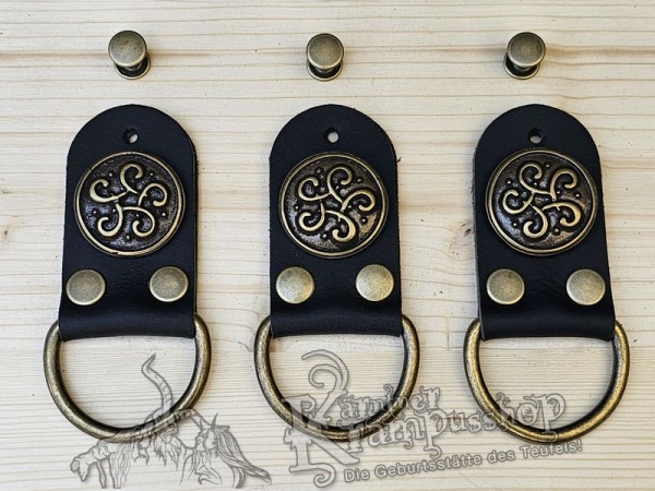 Gürtelschlaufen Set mit Zierniete
