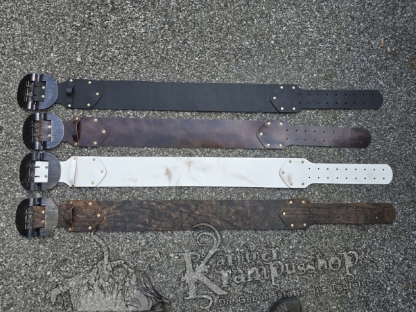 ÜBERLÄNGEN Krampusgürtel 13cm BREIT