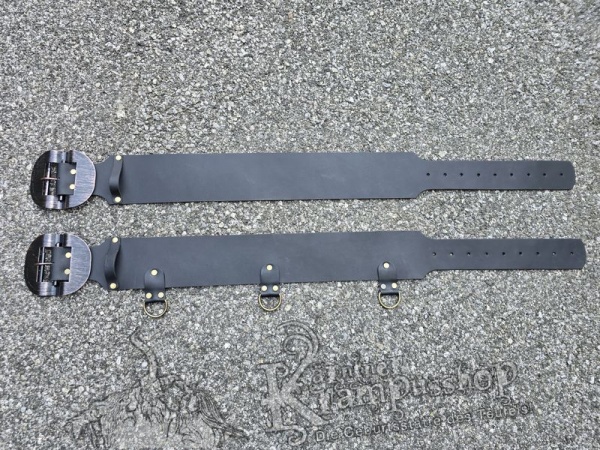 Schwarzer Krampusgürtel 11cm BREIT