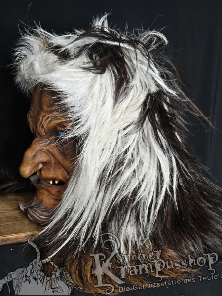 Langhaar Kopffelle Scheckig Dunkel