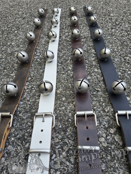 Schellen Querriemen SILBER - Hosenträger 40mm