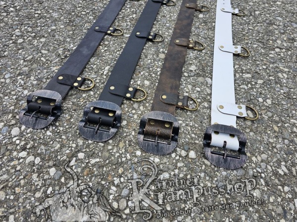 Krampusgürtel 6cm BREIT mit Lasche