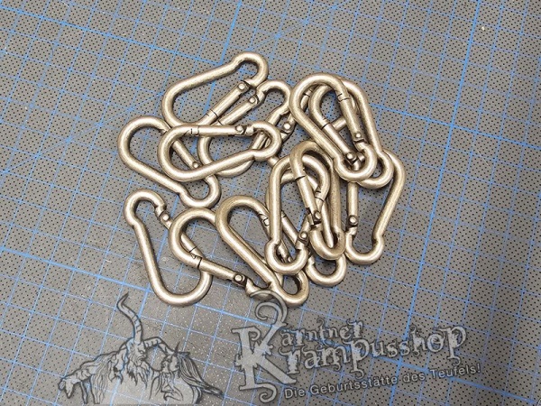 5mm Karabiner Altsilber