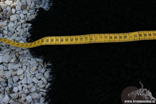 Schaffelle Kurz Schwarz Gefärbt