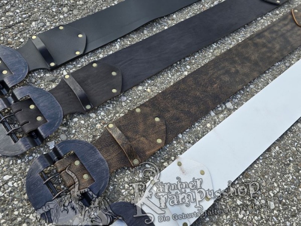 ÜBERLÄNGEN Krampusgürtel 13cm BREIT