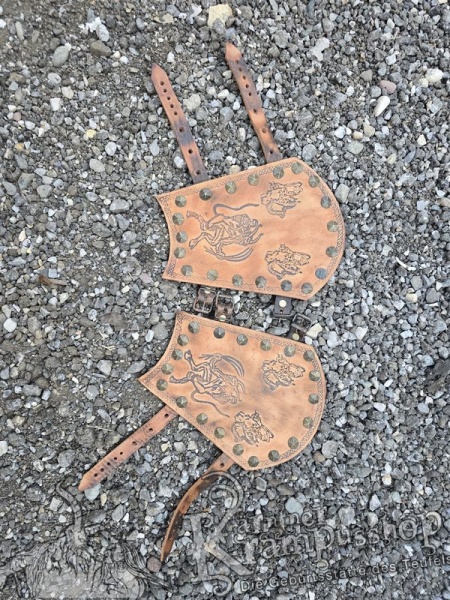 1 Paar Handgamaschen Geprägt Abverkauf