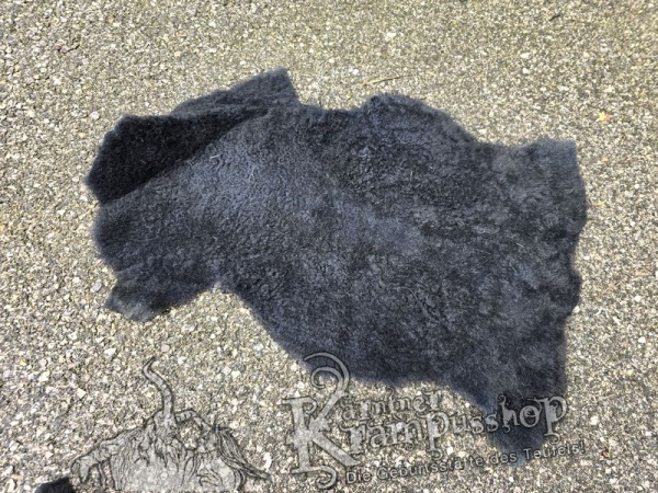 Lammfelle Kurz Schwarz Gefärbt