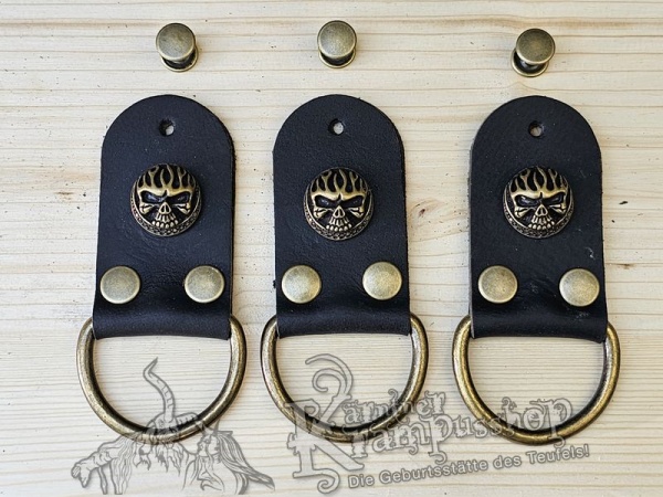 Gürtelschlaufen Set mit Zierniete