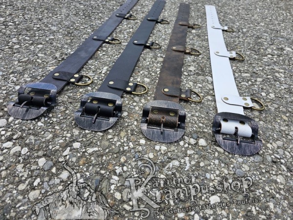 Krampusgürtel 6cm BREIT mit Lasche