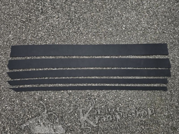 Gürtelleder Lederriemen Zuschnitt SCHWARZ