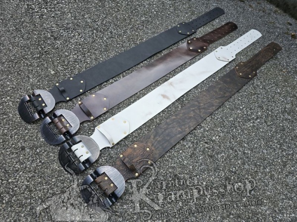 ÜBERLÄNGEN Krampusgürtel 13cm BREIT