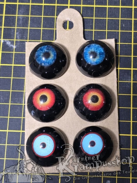 3 x Maskenaugen B Ware SCHWARZ ABVERRKAUF Sonderpreis