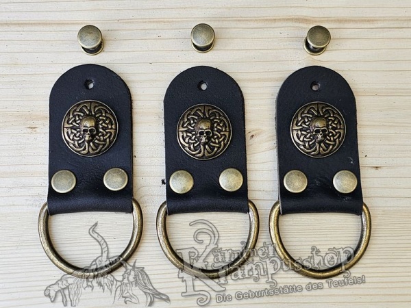 Gürtelschlaufen Set mit Zierniete