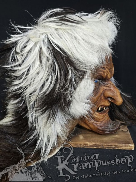 Langhaar Kopffelle Scheckig Dunkel