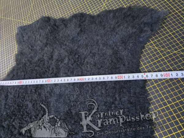 Lammfelle Kurz Schwarz Gefärbt