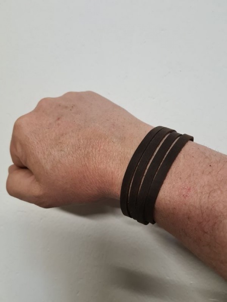 Leder Spalt Armband