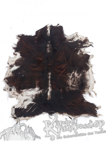 Ziegenfell ausrasiert Braun